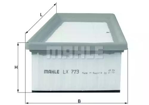 Mahle Original LX 773 Фільтр повітряний
