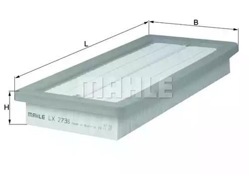 Mahle Original LX 2738 Фільтр повітряний