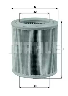 Mahle Original LX 706 Air filter