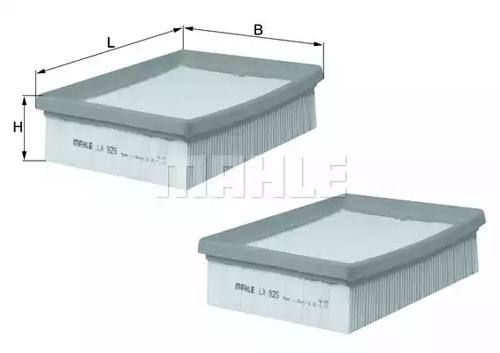 Mahle Original LX 925/S Air filter Mahle Original LX 925/S Air filter