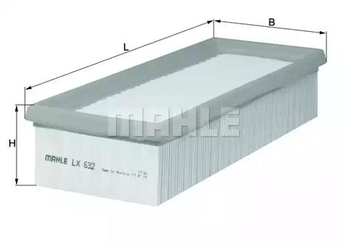 Mahle Original LX632 Air filter