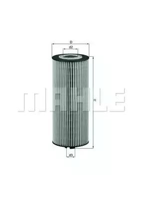Mahle Original OX 174D Фільтр масляний