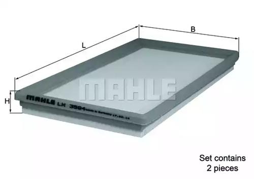 Mahle Original LX 3594/S Фільтр повітряний