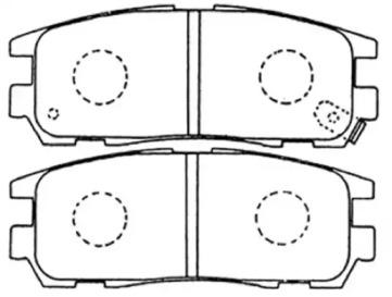 Akyoto AKD-4299 Brake pads Akyoto AKD-4299 Brake pads