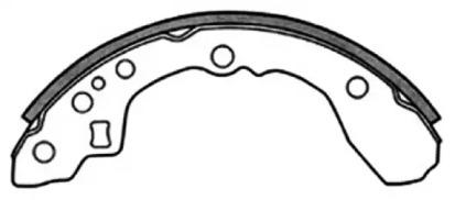 Akyoto AKS-3347 Колодки тормозные