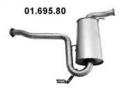Eberspacher 01.695.80 Muffler assy front Eberspacher 01.695.80 Muffler assy front