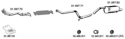 Eberspacher 012012 Глушник вихлопних газів кінцевий