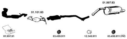 Eberspacher 012015 Schalldaempfer