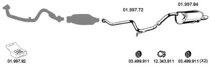 Eberspacher 012020 Глушник вихлопних газів кінцевий