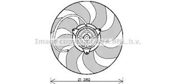 Ava AI7513 Вентилятор охлаждения двигателя Ava AI7513 Вентилятор охлаждения двигателя