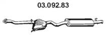 Eberspacher 03.092.83 Глушник вихлопних газів кінцевий Eberspacher 03.092.83 Глушник вихлопних газів кінцевий