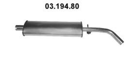 Eberspacher 03.194.80 Muffler assy front Eberspacher 03.194.80 Muffler assy front