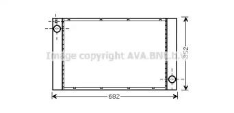Ava BW2333 Радиатор охлаждения двигателя Ava BW2333 Радиатор охлаждения двигателя