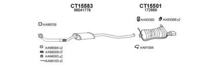 Veneporte 150269 Глушник вихлопних газів кінцевий Veneporte 150269 Глушник вихлопних газів кінцевий