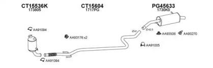 Veneporte 150295 Глушник вихлопних газів кінцевий Veneporte 150295 Глушник вихлопних газів кінцевий