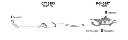 Veneporte 150331 Глушник вихлопних газів кінцевий Veneporte 150331 Глушник вихлопних газів кінцевий