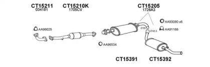 Veneporte 150340 Muffler assy front