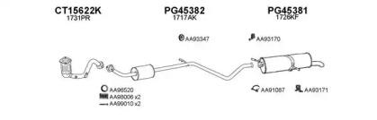 Veneporte 150354 Muffler assy front Veneporte 150354 Muffler assy front