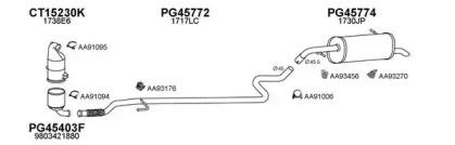 Veneporte 150582 Глушник вихлопних газів кінцевий Veneporte 150582 Глушник вихлопних газів кінцевий