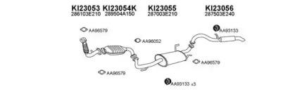 Veneporte 230015 Глушник вихлопних газів кінцевий Veneporte 230015 Глушник вихлопних газів кінцевий
