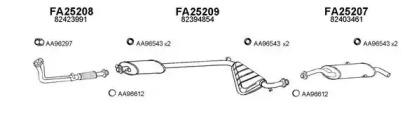 Veneporte 250040 Muffler assy front