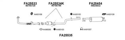 Veneporte 250052 Muffler assy front