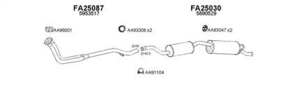 Veneporte 250211 Глушник вихлопних газів кінцевий