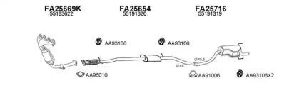Veneporte 250226 Глушник вихлопних газів кінцевий Veneporte 250226 Глушник вихлопних газів кінцевий