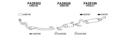 Veneporte 250246 Muffler assy front Veneporte 250246 Muffler assy front