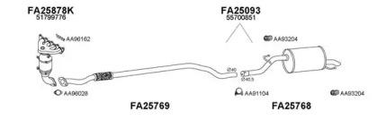 Veneporte 250247 Muffler assy front Veneporte 250247 Muffler assy front