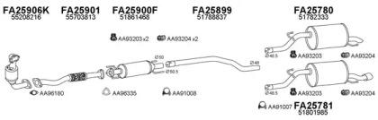Veneporte 250252 Muffler assy front Veneporte 250252 Muffler assy front