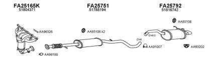 Veneporte 250255 Muffler assy front Veneporte 250255 Muffler assy front