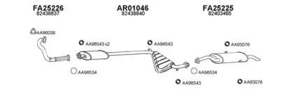 Veneporte 250257 Глушник вихлопних газів кінцевий Veneporte 250257 Глушник вихлопних газів кінцевий