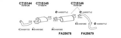 Veneporte 250260 Глушник вихлопних газів кінцевий Veneporte 250260 Глушник вихлопних газів кінцевий