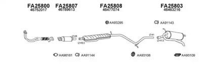 Veneporte 250312 Середній глушник вихлопних газів Veneporte 250312 Середній глушник вихлопних газів
