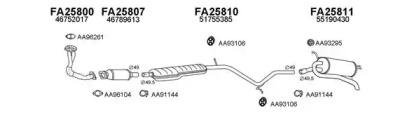 Veneporte 250313 Середній глушник вихлопних газів Veneporte 250313 Середній глушник вихлопних газів