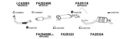 Veneporte 250333 Глушник вихлопних газів кінцевий Veneporte 250333 Глушник вихлопних газів кінцевий