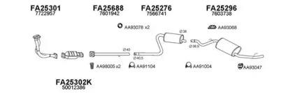 Veneporte 250389 Muffler assy front Veneporte 250389 Muffler assy front