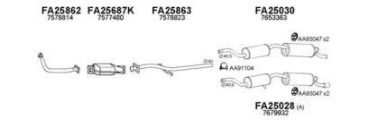 Veneporte 250391 Muffler assy front