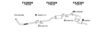 Veneporte 250398 Глушник вихлопних газів кінцевий Veneporte 250398 Глушник вихлопних газів кінцевий
