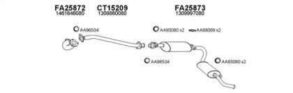 Veneporte 250401 Глушник вихлопних газів кінцевий Veneporte 250401 Глушник вихлопних газів кінцевий