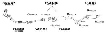 Veneporte 250415 Muffler assy front Veneporte 250415 Muffler assy front