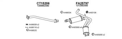 Veneporte 250434 Глушник вихлопних газів кінцевий