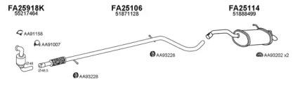 Veneporte 250480 Muffler assy front Veneporte 250480 Muffler assy front