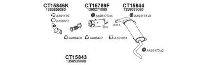 Veneporte 250501 Muffler assy front