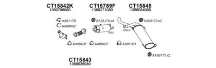 Veneporte 250504 Середній глушник вихлопних газів Veneporte 250504 Середній глушник вихлопних газів