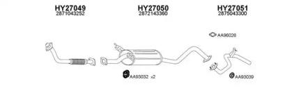 Veneporte 270007 Глушник вихлопних газів кінцевий Veneporte 270007 Глушник вихлопних газів кінцевий