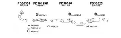 Veneporte 300009 Глушник вихлопних газів кінцевий Veneporte 300009 Глушник вихлопних газів кінцевий
