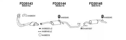 Veneporte 300016 Глушник вихлопних газів кінцевий Veneporte 300016 Глушник вихлопних газів кінцевий
