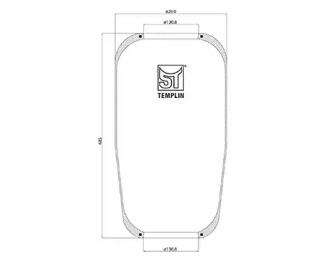 Templin 040606006230 Пневматическая подушка